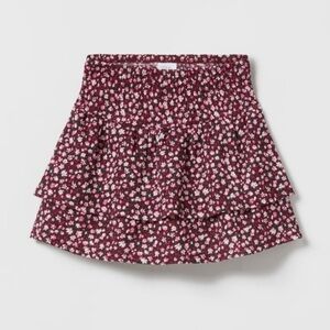 Zara Floral Textured Skort